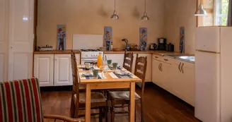 vue sur la cuisine ouverte