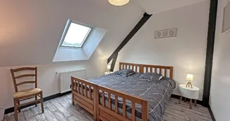 Gîte de la Châtaigneraie à Saint Yrieix La Perche en Haute-Vienne (Nouvelle Aquitaine) - chambre 2 - version lits rapprochés_35