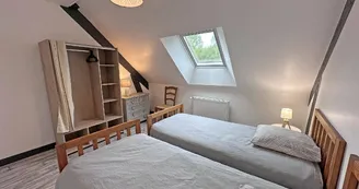 Gîte de la Châtaigneraie à Saint Yrieix La Perche en Haute-Vienne (Nouvelle Aquitaine) - chambre 2 - version lits simples_41
