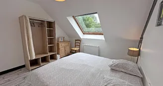 Gîte de la Châtaigneraie à Saint Yrieix La Perche en Haute-Vienne (Nouvelle Aquitaine) - chambre 1 - version lits rapprochés_29