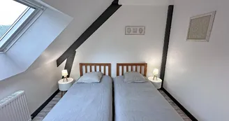 Gîte de la Châtaigneraie à Saint Yrieix La Perche en Haute-Vienne (Nouvelle Aquitaine) - chambre 2 - version lits simples_43