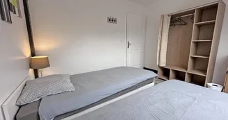 Gîte de la Châtaigneraie à Saint Yrieix La Perche en Haute-Vienne (Nouvelle Aquitaine) - chambre 1 - version lits simples_34