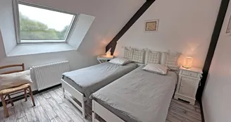 Gîte de la Châtaigneraie à Saint Yrieix La Perche en Haute-Vienne (Nouvelle Aquitaine) - chambre 4 - version lits simples_58