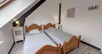 Gîte de la Châtaigneraie à Saint Yrieix La Perche en Haute-Vienne (Nouvelle Aquitaine) - chambre 3 - version lits simples_51