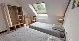 Gîte de la Châtaigneraie à Saint Yrieix La Perche en Haute-Vienne (Nouvelle Aquitaine) - chambre 1 - version lits simples_33