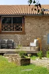 Maison vue du jardin Gîte Pierre de Soleil (11 pers )