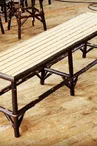Banc en châtaignier